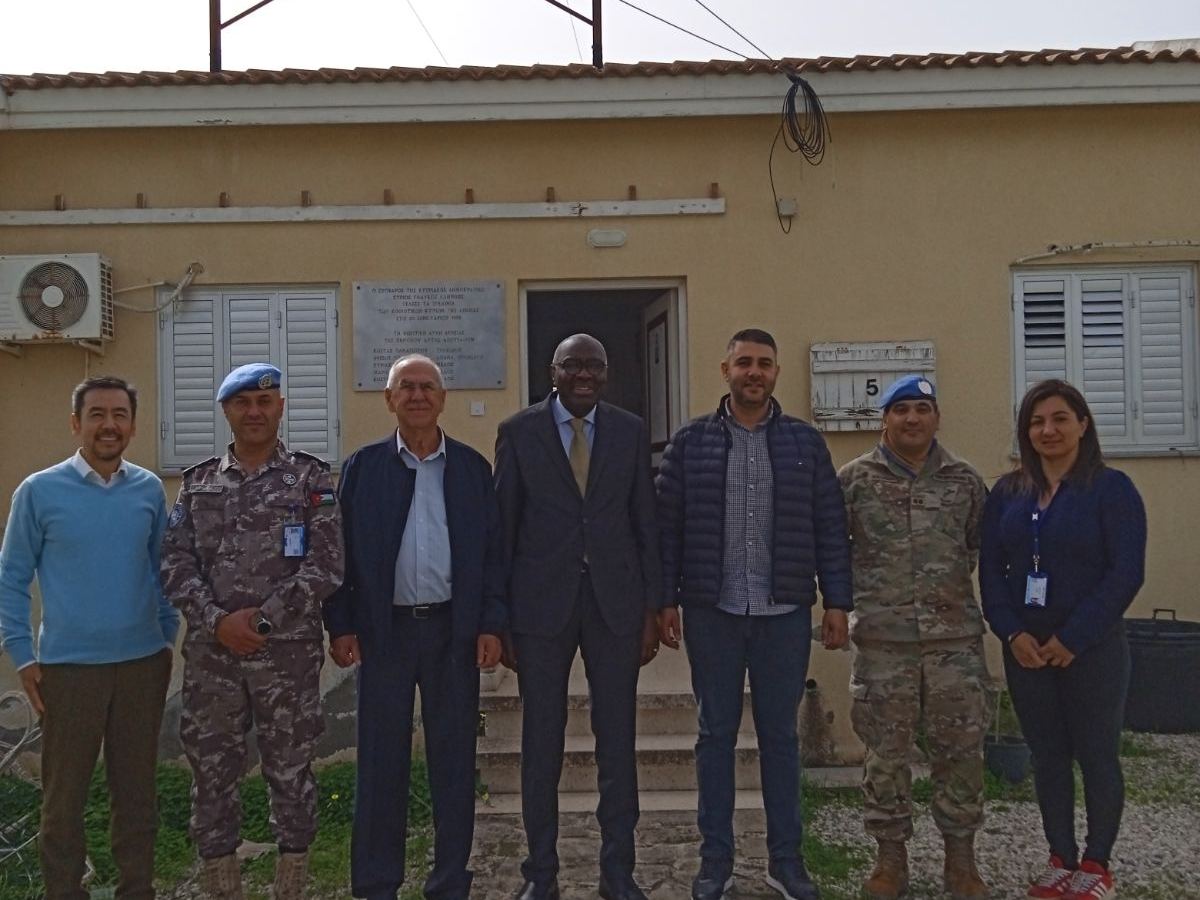 Συνάντηση με τον Ειδικό Αντιπρόσωπο του Γενικού Γραμματέα των Ηνωμένων Εθνών και Επικεφαλή της&nbsp;ΟΥΝΦΙΚΥΠ